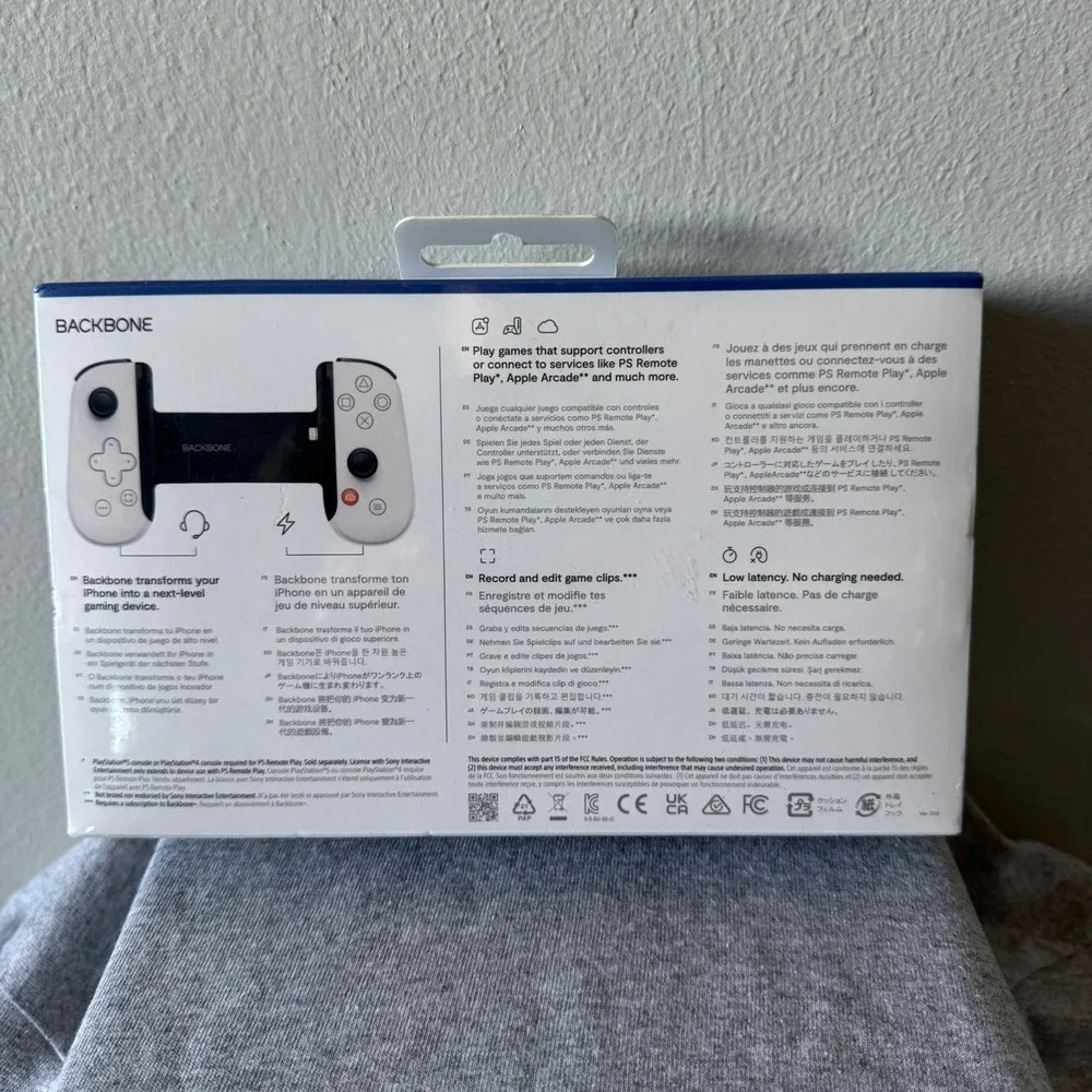 Backbone One PlayStation Edition iPhone Lightning‎ Gaming Controller White NEW